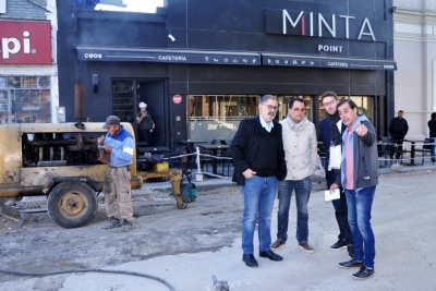 Avanzan las obras de remodelaci&oacute;n en la Plazoleta &ldquo;Los Hermanos Cha&ntilde;i&rdquo;