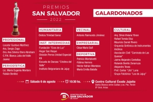 Todo listo para los premios San Salvador