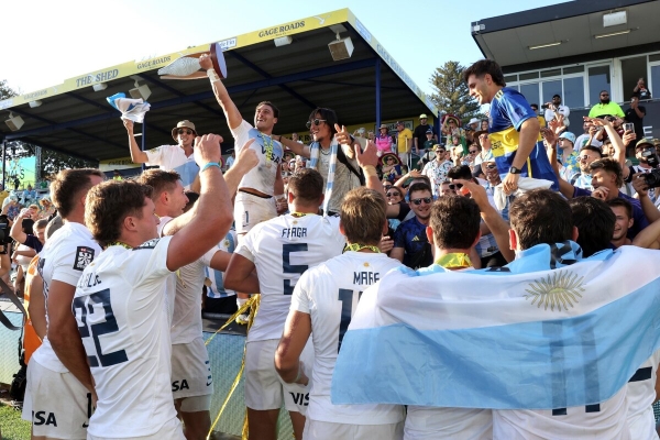 Rugby: Los Pumas 7s se consagran campeones en el Seven de Australia