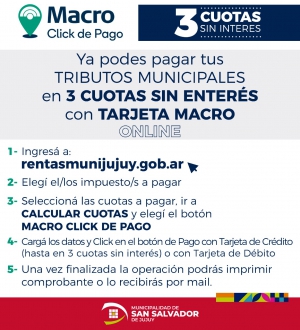 Rentas anunci&oacute; beneficios por pagos online