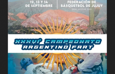 Taekwon-do. Jujuy, sede del Campeonato Argentin