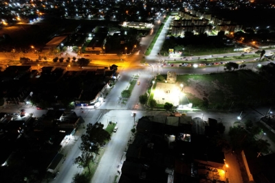 Alto Comedero. Nueva iluminaci&oacute;n en Av. Carlos Snopek