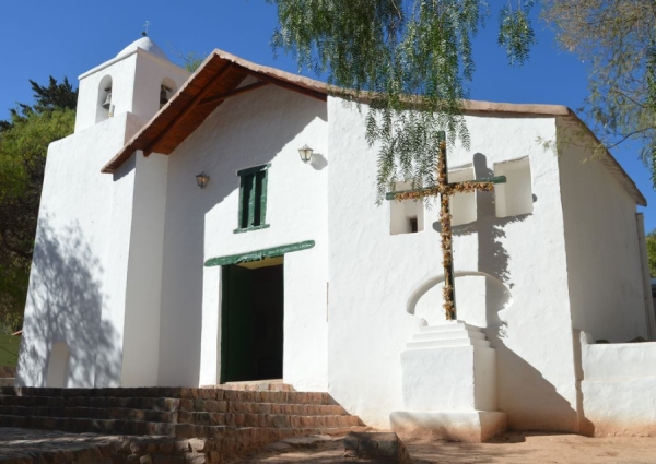 Iglesia de Purmamarca.Cmpletaron obras de mantenimiento