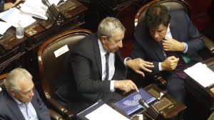 Cobos baj&oacute; la sesi&oacute;n para rescatar los cr&eacute;ditos UVA y negocia una ley con Massa