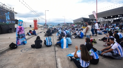 Viv&iacute; la llegada de los campeones del mundo en Ciudad Cultural y Plaza Espa&ntilde;a