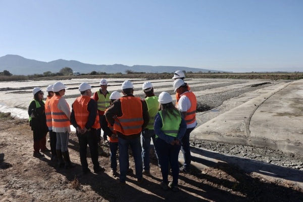 Obra de depuraci&oacute;n de la planta El Pongo visitaron precandidatos del Frente Cambia Jujuy