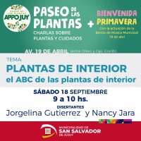 Recibimos la primavera con la banda municipal y una charla sobre plantas de interior