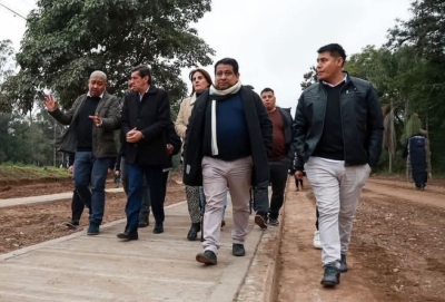 Sadir supervis&oacute; obras de infraestructura urbana en Fraile Pintado