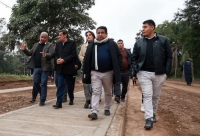 Sadir supervis&oacute; obras de infraestructura urbana en Fraile Pintado