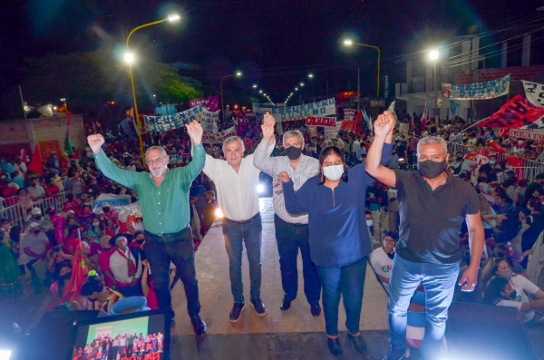 El Frente Cambia Jujuy cerró su campaña en Libertador