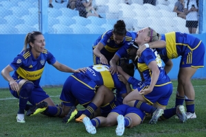 Boca venci&oacute; a Belgrano en la ida de la final de la Copa de la Liga Femenina