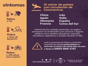Coronavirus: Inician campaña en Aeropuerto y Terminales de Jujuy