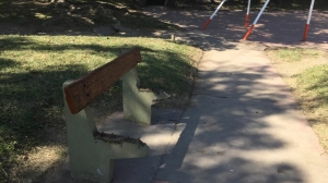 Actos de vandalismo en la Plaza San Marino