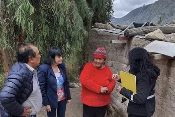 Temporal: El gobierno contin&uacute;a con la asistencia en los lugares afectados