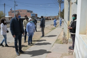 Morales particip&oacute; del operativo sanitario en La Quiaca
