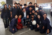 Carroceros. Sadir visit&oacute; a "Las Panteras" del Belmonte