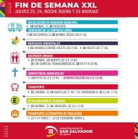 Servicios municipales por el finde XXL