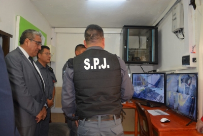 SE INAUGURÓ UNA SALA DE MONITOREO Y VIGILANCIA EN LA UNIDAD PENAL N°1