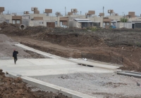 Aires del Alto .90% de progreso de puente alcantarilla