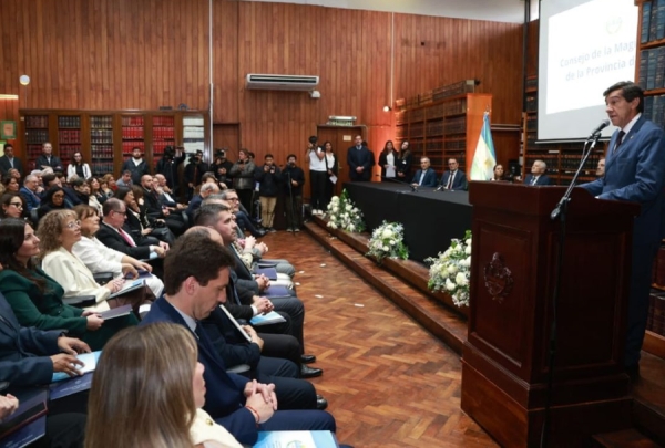 Sadir particip&oacute; de la asunci&oacute;n del Consejo de la Magistratura