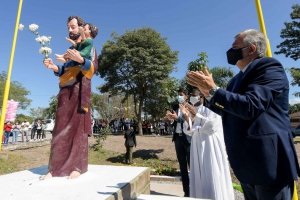 Morales encabez&oacute; las honras a San Jos&eacute; Obrero en El Sauzal