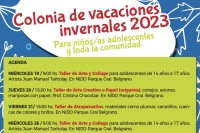 Actividades invernales en el NIDO &ldquo;Parque Gral. Belgrano&rdquo; de Alto Comedero