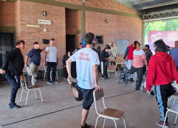 Actividades para adultos mayores en la Unidad N&ordm; 8 del Servicio Penitenciario