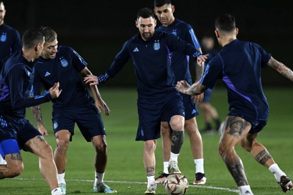 Con Di Mar&iacute;a y De Paul, Argentina complet&oacute; la &uacute;ltima pr&aacute;ctica antes de la semifinal