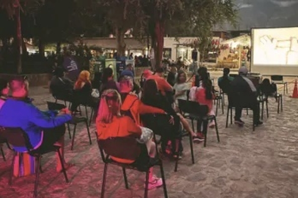 Cine al aire libre en Purmamarca