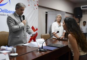 Prest&oacute; juramento la concejal Melina Doguino