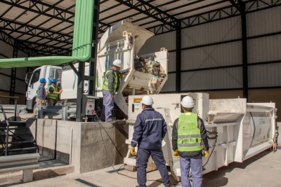 GIRSU. Sadir inaugur&oacute; el Punto de Acopio en Volc&aacute;n