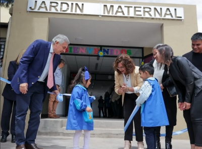 Inauguraron cuatro establecimientos educativos financiados con Cauchari