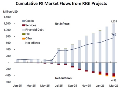 Por el RIGI ya ingresaron US$ 1.200 millones al mercado cambiario y se esperan US$ 3.200 millones m&aacute;s