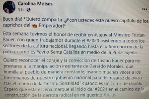 "Moises expone su bulimia verbal olvid&aacute;ndose del razonamiento l&oacute;gico"
