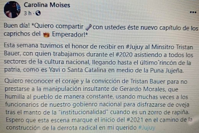 "Moises expone su bulimia verbal olvid&aacute;ndose del razonamiento l&oacute;gico"