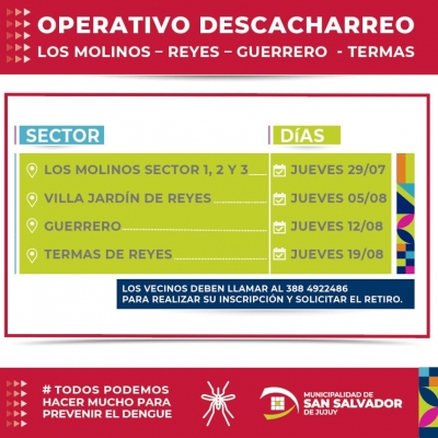 Descacharreo en Villa Jard&iacute;n de Reyes