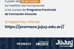 Habilitan inscripci&oacute;n a cursos gratuitos y con puntaje para toda la docencia de la provincia