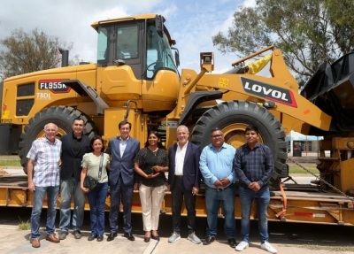 Tilcara. Sadir entreg&oacute; maquinaria adquirida con regal&iacute;as mineras