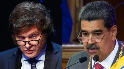 Milei enfrenta a Maduro y le advirtió que la Argentina protegerá a los seis dirigentes perseguidos por el régimen venezolano