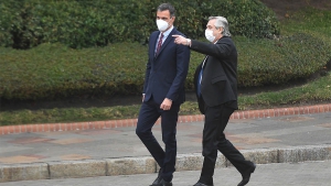 Fern&aacute;ndez y S&aacute;nchez ratificaron v&iacute;nculos, apoyos y perspectivas de inversiones