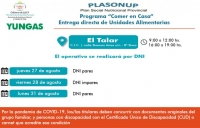 Entregan unidades alimentarias en El Talar y Puesto Viejo