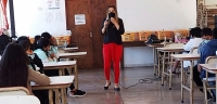 Charlas a estudiantes sobre la importancia de la L&iacute;nea 102