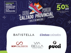 Inici&oacute; la 3&deg; edici&oacute;n de la mega promo de calzado provincial