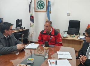 Trabajan en potenciar el Sistema de Atención Médica de Emergencias.