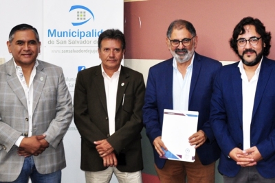 El intendente Jorge recibi&oacute; la visita de autoridades de la Universidad Nacional de Jujuy