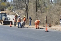 &Uacute;ltimas tareas de las obras de pavimentaci&oacute;n sobre RP 8