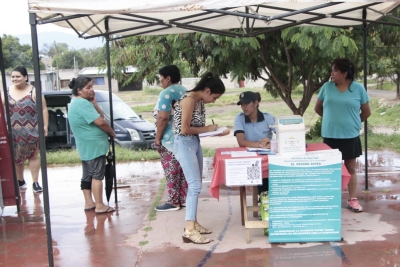 El Programa &ldquo;Abordaje Comunitario&rdquo; visit&oacute; el Sector B 4 en Alto Comedero