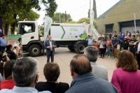 Morales entregó un camión compactador de última generación en La Esperanza