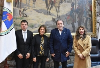 Bernis recibi&oacute; a la directora de la Red Latinoamericana de Acogimiento Familiar
