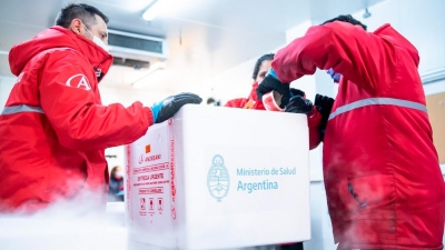 Argentina super&oacute; los 41 millones de vacunas recibidas
